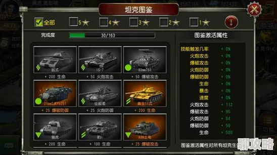 网友热议：坦克冲锋手游战车基础属性全面介绍与详解评价
