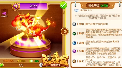 弹弹堂手游20级武器红莲属性技能图鉴：网友热评实战效能解析