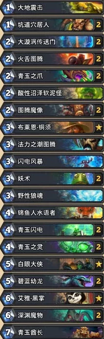 炉石传说美服登顶卡组揭秘：白眼青玉中速萨获赞，玩家热议分享
